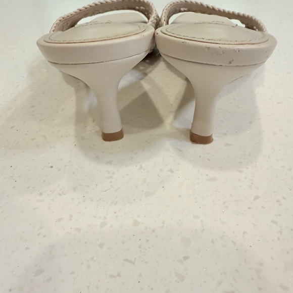 Steve Madden Women's Cream Braided kitten heels - Picture 3 of 5